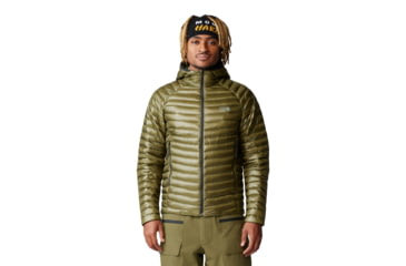 Image of Mountain Hardwear Ghost Whisperer Hoody - Men's, Combat Green, XXL, 2104451-353-XXL