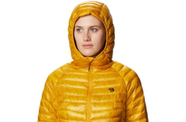 Image of Mountain Hardwear Ghost Whisperer UL Jacket - Womens, Gold Hour, Extra Small, 1897971750-XS