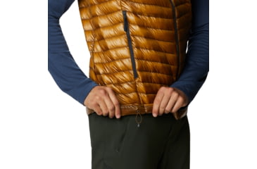 Image of Mountain Hardwear Ghost Whisperer2 M Vest - Men's, Golden Brown, Large, OM8857233-L