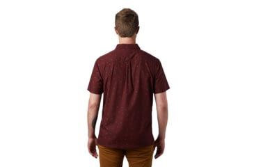 Image of Mountain Hardwear Hand/Hold Printed Short Sleeve Shirt - Mens, Dark Umber Cam Print, Extra Large, 1879221260-DUCP-XL