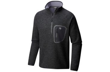 Image of Mountain Hardwear Hatcher Half Zip Pullover, Black, XXL, 1824661010-XXL
