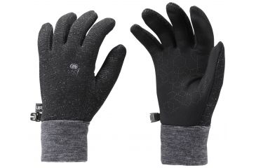Image of Mountain Hardwear Heavy Weight Wool Stretch Glove - Men's-Black-X-Large