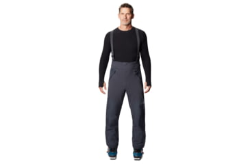 Image of Mountain Hardwear High Exposure Gore-Tex C-Knit Bib - Men's, Dark Storm, Large, Regular, OM7780004-L-R