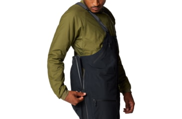 Image of Mountain Hardwear High Exposure GORE-TEX C-Knit Bib - Mens, 010, LxR, 2077161-010-LxR