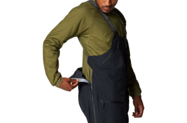 Image of Mountain Hardwear High Exposure GORE-TEX C-Knit Bib - Mens, 010, LxR, 2077161-010-LxR