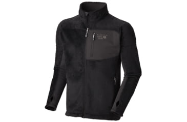 Image of Mountain Hardwear Hoodless Monkey Man Grid Jacket - Men's-Black-Small