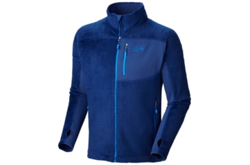 Image of Mountain Hardwear Hoodless Monkey Man Grid Jacket - Men's-Shark-XX-Large