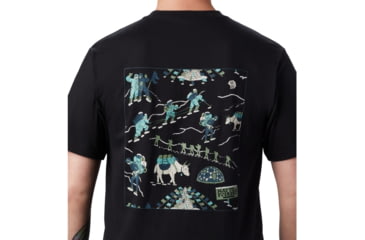 Image of Mountain Hardwear Hotel Basecamp Short Sleeve T - Mens, Black, Large, 1881441010-L