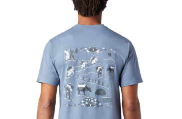 Image of Mountain Hardwear Hotel Basecamp Short Sleeve T - Mens, Light Zinc, Medium, 1881441441-M
