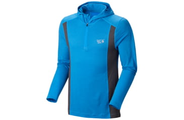 Image of Mountain Hardwear Integral Pro Long Sleeve Hoody - Men's-Hyper Blue-XX-Large
