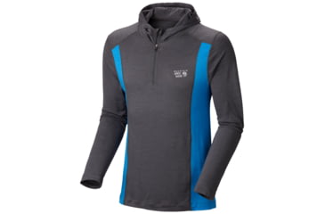 Image of Mountain Hardwear Integral Pro Long Sleeve Hoody - Men's-Shark-XX-Large