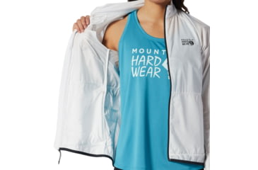 Image of Mountain Hardwear Kor AirShell Full Zip Jacket - Womens, Fogbank, Small, 1985081102-S