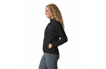 Image of Mountain Hardwear Kor AirShell Full Zip Jackets - Womens, Black, Small, 1985081010-BLACK-S