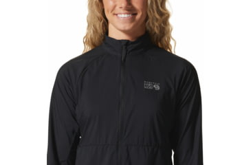 Image of Mountain Hardwear Kor AirShell Full Zip Jackets - Womens, Black, Small, 1985081010-BLACK-S