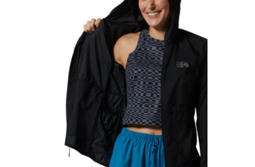 Image of Mountain Hardwear Kor AirShell Hoody - Womens, Black, Large, 1985071010-L
