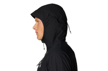Image of Mountain Hardwear Kor AirShell Hybrid Hooded Jacket - Mens, Black, M, 190423029501