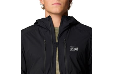 Image of Mountain Hardwear Kor AirShell Hybrid Hooded Jacket - Mens, Black, M, 190423029501