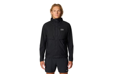 Image of Mountain Hardwear Kor AirShell Hybrid Hooded Jacket - Mens, Black, M, 190423029501