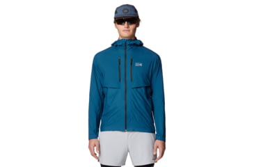 Image of Mountain Hardwear Kor AirShell Hybrid Hooded Jacket - Mens, Dark Caspian, M, 190423029457