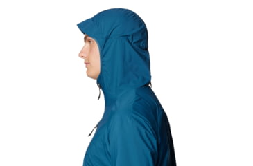 Image of Mountain Hardwear Kor AirShell Hybrid Hooded Jacket - Mens, Dark Caspian, M, 190423029457