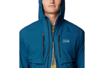Image of Mountain Hardwear Kor AirShell Hybrid Hooded Jacket - Mens, Dark Caspian, M, 190423029457