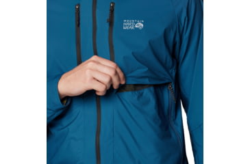 Image of Mountain Hardwear Kor AirShell Hybrid Hooded Jacket - Mens, Dark Caspian, M, 190423029457