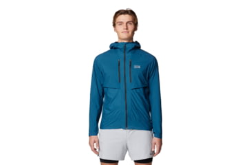 Image of Mountain Hardwear Kor AirShell Hybrid Hooded Jacket - Mens, Dark Caspian, M, 190423029457