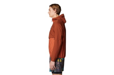 Image of Mountain Hardwear Kor AirShell Hybrid Hooded Jacket - Mens, Iron Oxide, Raw Carnelian, S, 190423029419
