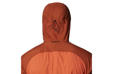 Image of Mountain Hardwear Kor AirShell Hybrid Hooded Jacket - Mens, Iron Oxide, Raw Carnelian, S, 190423029419
