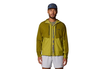 Image of Mountain Hardwear Kor AirShell Hybrid Hooded Jacket - Mens, Vetiver, Moon Moss, L, 190423029549