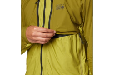 Image of Mountain Hardwear Kor AirShell Hybrid Hooded Jacket - Mens, Vetiver, Moon Moss, L, 190423029549