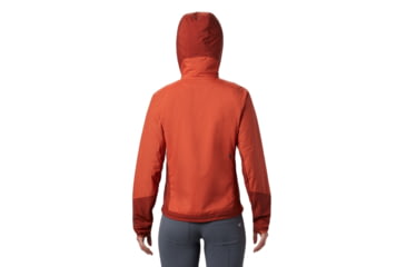 Image of Mountain Hardwear Kor Cirrus Hybrid Hoody - Womens, Dark Clay, Medium, 1879911840-M