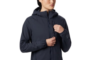 Image of Mountain Hardwear Kor Cirrus Hybrid Hoody - Women's, Dark Zinc, Medium, OL8604406-M