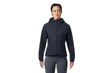 Image of Mountain Hardwear Kor Cirrus Hybrid Hoody - Women's, Dark Zinc, Medium, OL8604406-M