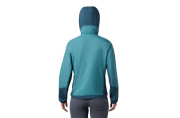 Image of Mountain Hardwear Kor Cirrus Hybrid Hoody - Womens, Washed Turq, Extra Small, 1879911447-XS