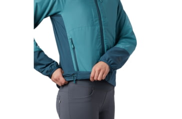 Image of Mountain Hardwear Kor Cirrus Hybrid Hoody - Womens, Washed Turq, Extra Small, 1879911447-XS
