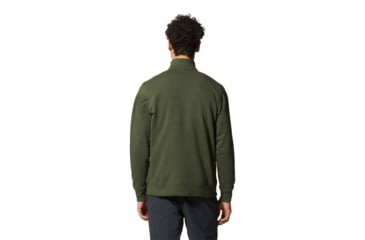 Image of Mountain Hardwear Logo 1/4 Zip - Mens, Surplus Green, Large, 2016801347-Surplus Green-L