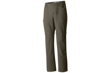 Image of Mountain Hardwear Mesa Convertible ll Pant - Men's-Peatmoss-Short Inseam-38 Waist