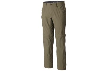 Image of Mountain Hardwear Mesa Convertible Pant V.2 - Men's-Stone Green-Long Inseam-Large