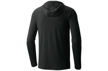 Image of Mountain Hardwear Metonic Long Sleeve Hoody - Men's, Stealth Grey, S 1778831006-S