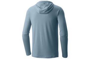 Image of Mountain Hardwear Metonic Long Sleeve Hoody - Men's, Blue Granite, XXL 1778831404-XXL