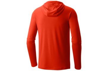 Image of Mountain Hardwear Metonic Long Sleeve Hoody - Men's, State Orange, S 1778831842-S
