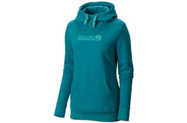 Image of Mountain Hardwear MHW Graphic Pullover Hoody - Women's-Mayan Green-Large