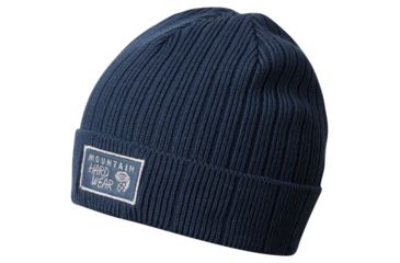 Image of Mountain Hardwear MHW Logo Beanie Hat, Zinc, One Size, 1796571492-O/S