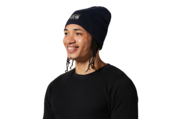 Image of Mountain Hardwear MHW Logo Beanie - Unisex, Hardwear Navy, One Size, 1868731425-HO/S