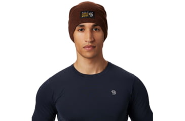 Image of Mountain Hardwear MHW Logo Beanie - Unisex, Rusted, One Size, OU8266801-O/S