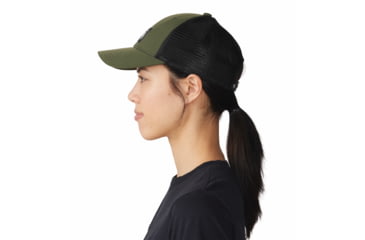 Image of Mountain Hardwear MHW Logo Trucker Hat - Unisex, Surplus Green, One Size, 1983471347-Sn-O/S
