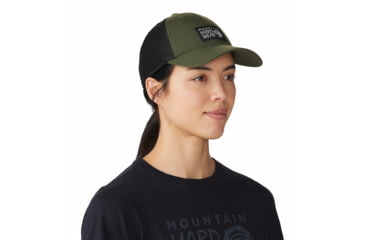 Image of Mountain Hardwear MHW Logo Trucker Hat - Unisex, Surplus Green, One Size, 1983471347-Sn-O/S