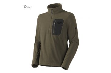 Image of Mountain Hardwear Micro Grid Zip T - Jungle-X-Large
