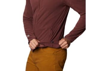 Image of Mountain Hardwear Microchill 2.0 Jacket - Mens, Washed Raisin, Extra Large, 1677251629-XL